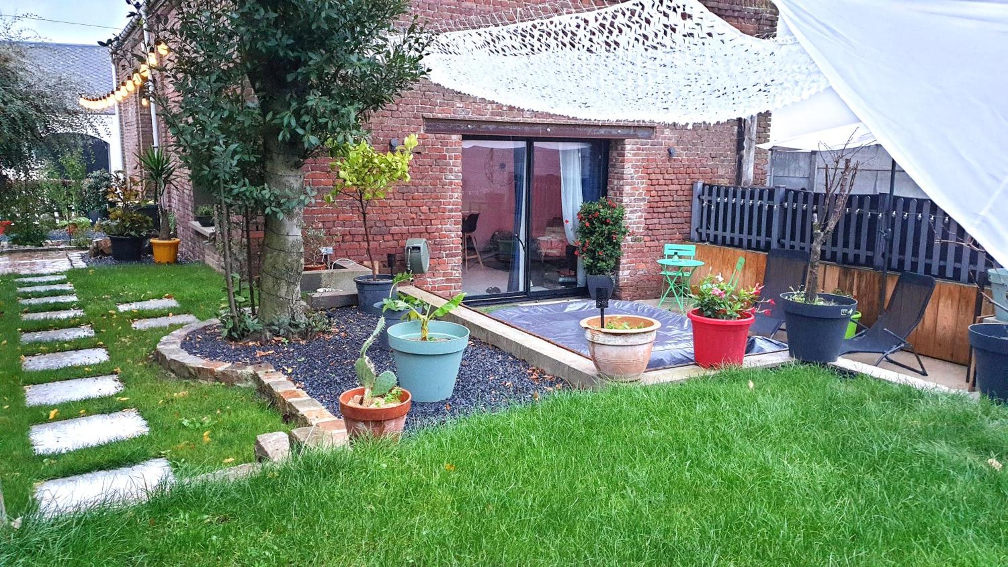 Gary Suite - Studio Cosy, Spa Et Jardin Privatif A 4 Min De Cambrai Awoingt المظهر الخارجي الصورة