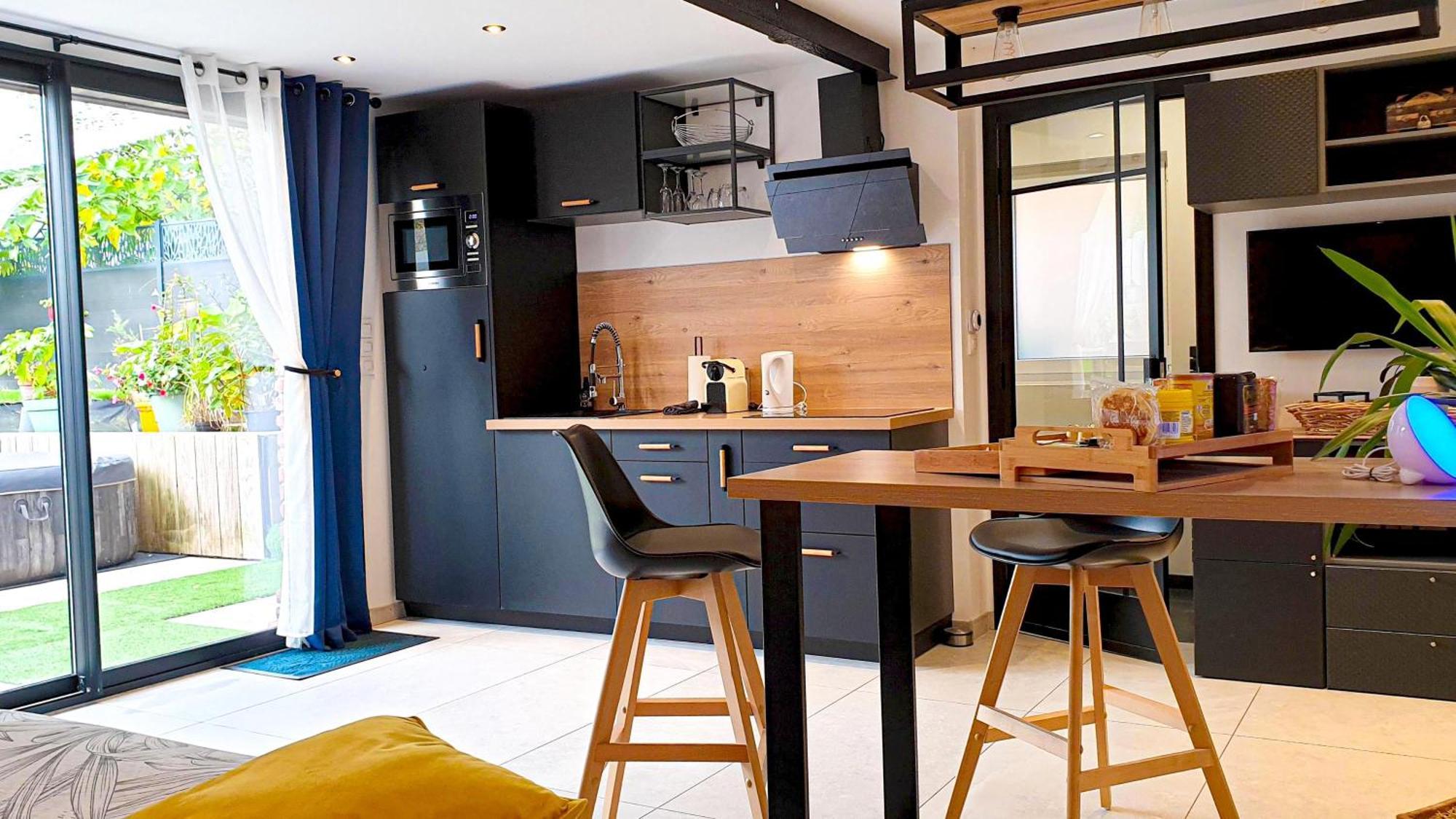 Gary Suite - Studio Cosy, Spa Et Jardin Privatif A 4 Min De Cambrai Awoingt المظهر الخارجي الصورة