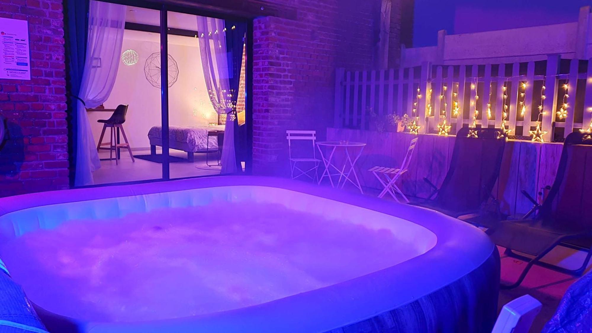Gary Suite - Studio Cosy, Spa Et Jardin Privatif A 4 Min De Cambrai Awoingt المظهر الخارجي الصورة